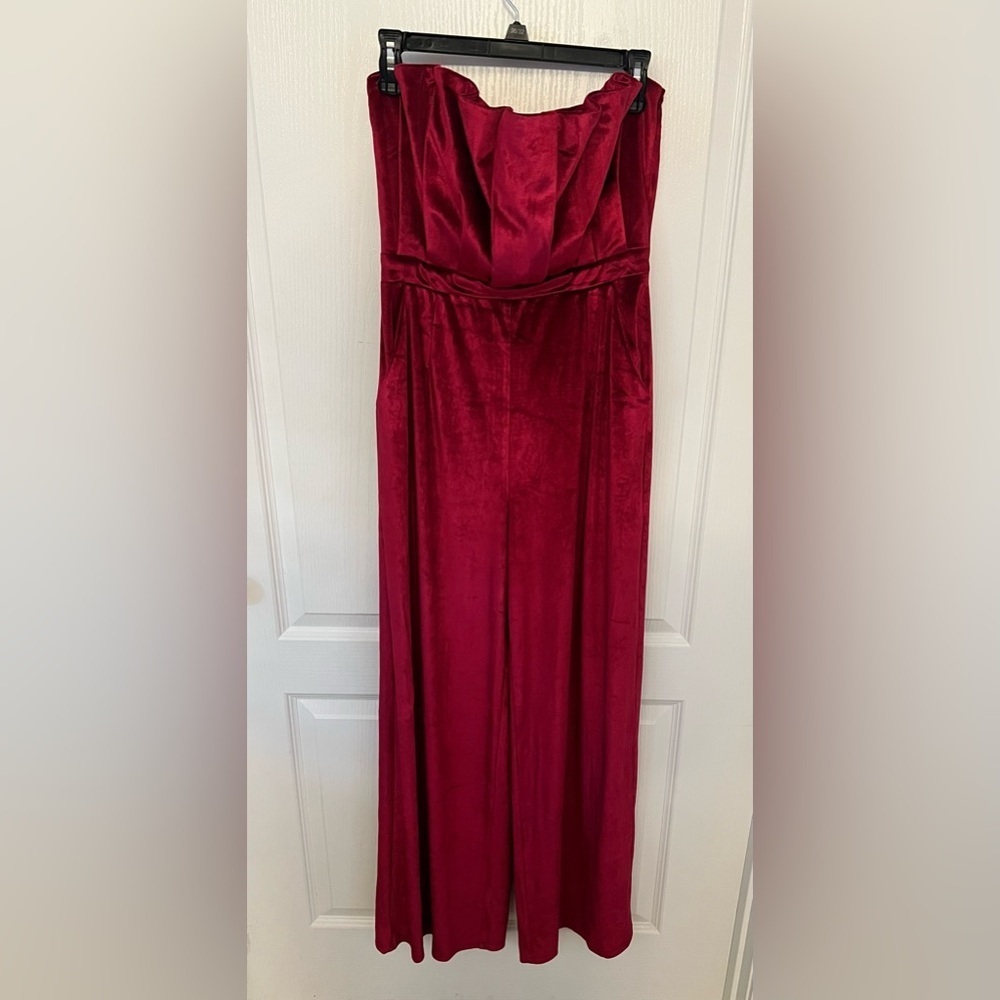 Entro Burgundy Velvet Dress